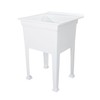 Utility Sink Heavy Duty Freestanding Utility Tub Sink with Drain
