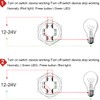 GUUZI 12V-24V/10A Self-Locking Push Button Switch NO/NC Waterproof Green/Red LED