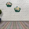 PHG Stylish Wall Flower Planters | Elegant Outdoor Plastic Planters