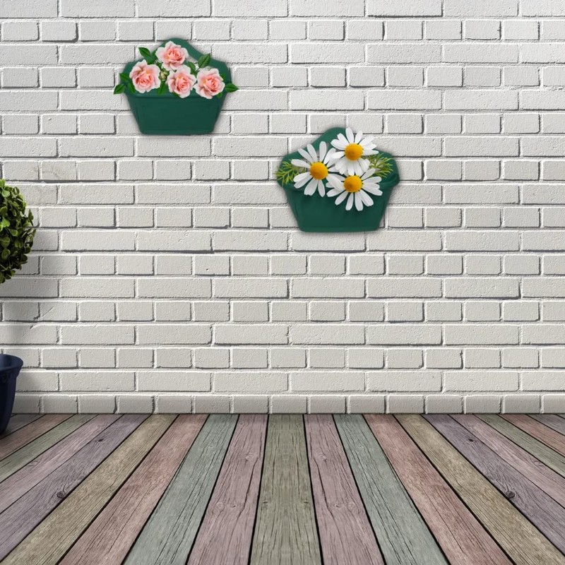 PHG Stylish Wall Flower Planters | Elegant Outdoor Plastic Planters