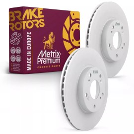 METRIX PREMIUM CHASSIS PARTS Front Brake Disc Rotor Set for Honda Accord CR-V Civic Element Acura ILX 11.09in