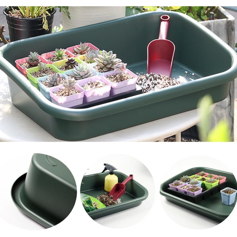 Defemim Garden Tidy Tray, Multifunctional One Piece Potting Tray for