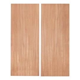 StewMac African Mahogany Back + Side Set for Dreadnought Guitar, AAA, Unsanded