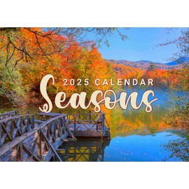 2025 Wall Calendar Monthly Planner Family Home Office Organiser A3 Month to View (Seasons)