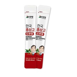 Palmmatjjang Korean Red Ginseng Extract Sticks 13g x 10 - 13gX10 pcs Economical Plastic Packaging / 팜맛짱 한국홍삼고 스틱 13g x 10개 - 13gX10개 알뜰형비닐포장