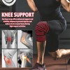 FELTECHELECTR Knee Wrap Bandage for Weightlifting Elastic Compression Support Sleeve
