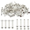 Hocansen 50 Set/100 PCS Chicago Screws M5x25 Round Flat Head