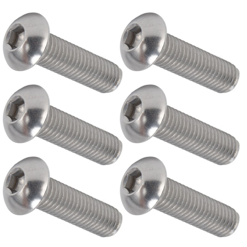 30Pcs Hex Socket Button Head Screw A2 Stainless Steel M10x1.5