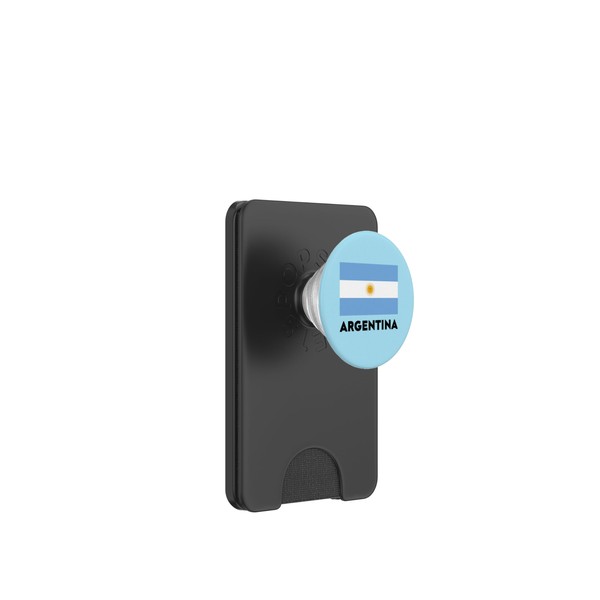 Argentinien Flagge Argentina White Blue PopSockets PopWallet für MagSafe