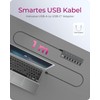 ICY BOX 7 Port USB 3.0 Type-A Hub Ladegerät Aluminium