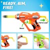 6 Pack Mini Foam Dart-Firing Blasters Micro Toy Guns with