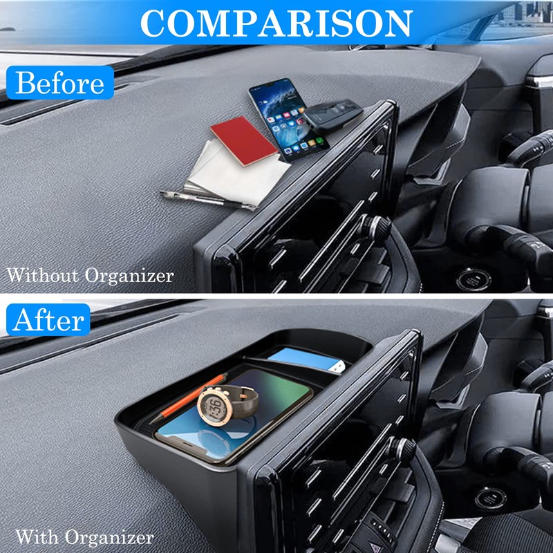 DIAMOOKY Upgraded Center Console Organizer Compatible with Toyota RAV4 2025