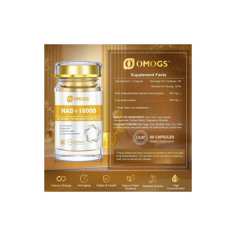 Omogs Nad 300 Trans Resveratrol 200