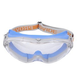 PC Anti Impact Anti Fog Chemistry Goggles Wear Resistant Windproof Industrial Protection Galsses(Blue )