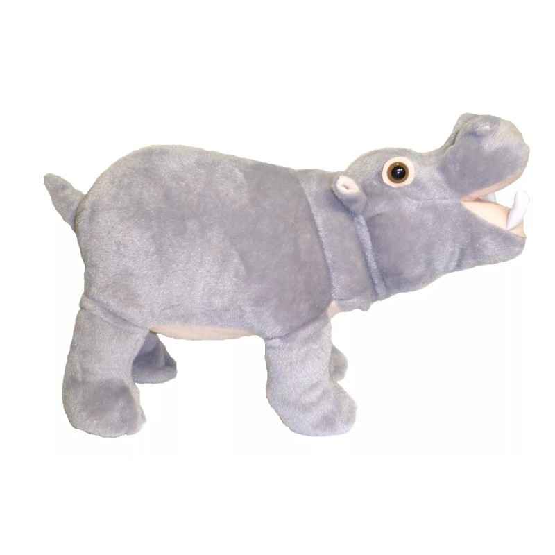ADORE 14" Standing Gassy the Farting Hippo Stuffed Animal Plush