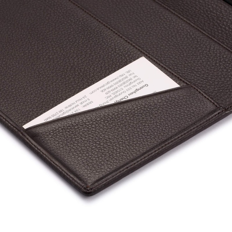 Leather Junior Padfolio for Men & Women with Pen Loop,