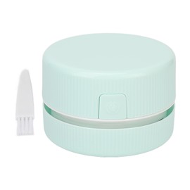 Mini Desk Vacuum Cleaner Strong Suction Easy to Clean Handheld Portable for Home Office Sofa Keyboard Green