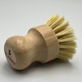 Bamboo Mini Scrub Brush Coconut Bristles Pot Brushes Dish ScrubberPlastic Free Bamboo and Sisal Dish Brush Dishes Scrub Brush For Dishes Pot Pans