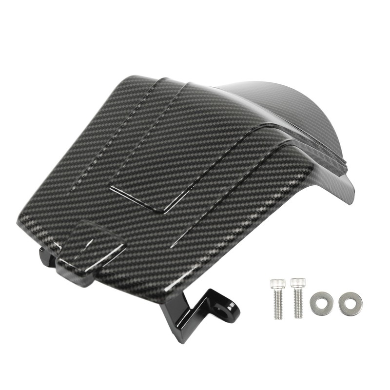 Motorcycle Front Wiring Box Cover Carbon Fiber Grain Strong Strength