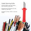 Cable Splicing Knife Ergonomic Wire Stripper Cutter 50mm Hand Tool