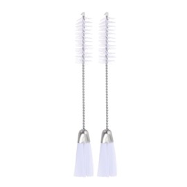 HARFINGTON 2pcs Sewing Machine Cleaning Brush Nylon Cleaning Brush with Double Ended Dust Removal Cleaning Tool for Home Computer Multi Function