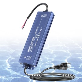 SUCIKORIO LED Transformer 12V 100W Waterproof IP67 Ultra Slim LED Driver 110V AC to 12V DC 8.3A 100 Watt Quiet Low Volt Converter LEDs Power Supply Constant Voltage for LEDs Strip, Indoor & Outdoor