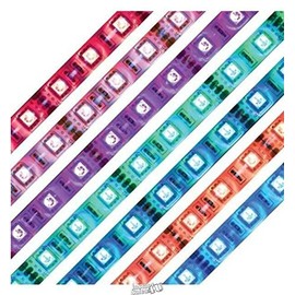 Aura LED ColorStrip LED Lights w/Holiday Modes, RED, WHITE, BLUE, GREEN, 12 inches, 8288HD