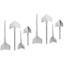 Operitacx 2 Sätze Yin-yang-winkelmühle Eckputz Eckkelle Putz Wand Ecke Kelle Trockenbauspachtel Trockenbau Kelle Eckkelle Innen Außenwandeckkelle Gips Rostfreier Stahl Silber 4 Stücke * 2