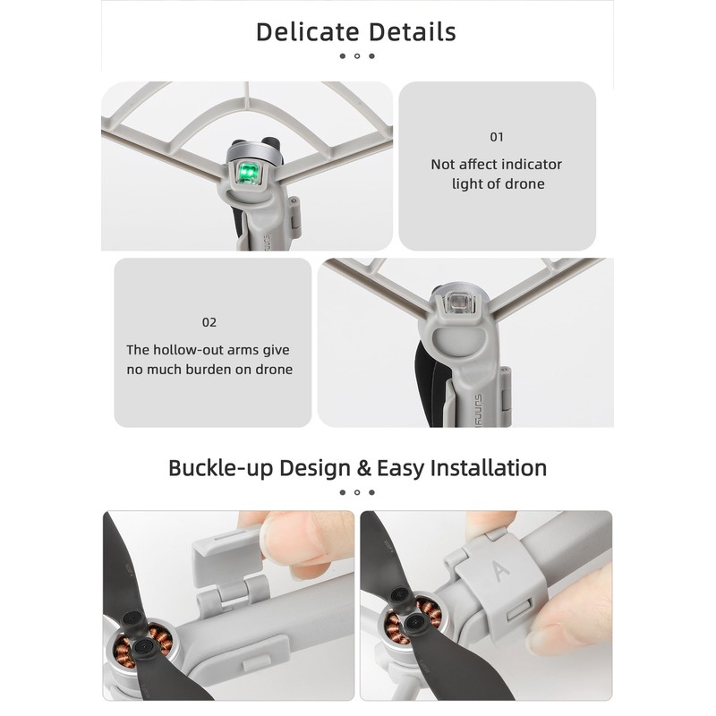 Honbobo Mini 4 Pro Propeller Protector Compatible with DJI Mini