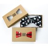 Spring Notion Boy's Printed Microfiber Christmas Theme Bow Tie, Large