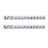 2PCS Chrome Compatible with Car V8 Kompressor Letters Side Adhesive
