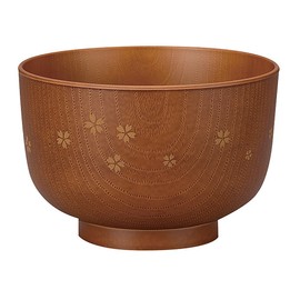 Poni Characters Industrial 丼 Grain Sakura Small Bowl Brown 600ml