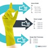 Unigloves Unicare Household Power-Free Reusable Household Latex Gloves, 1 Pair,