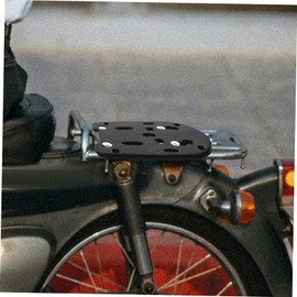 CHILDWEET 1set Motorcycle Rear Luggage Rack Mounting Plate Adapter with Screws Base Plate for to Various Motorcycle Rear Boxes Fit for Enhanced Cargo Stability