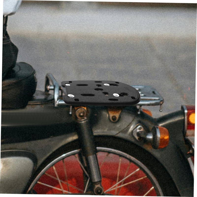 CHILDWEET 1set Motorcycle Rear Luggage Rack Mounting Plate Adapter with