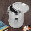 Stainless Steel Brush Washer Air Tight Leaking Proof Brush Cleaner