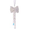 Lagnlnaoy Rhinestone Car Pendant Rear View Mirror Hanging Interior Styling