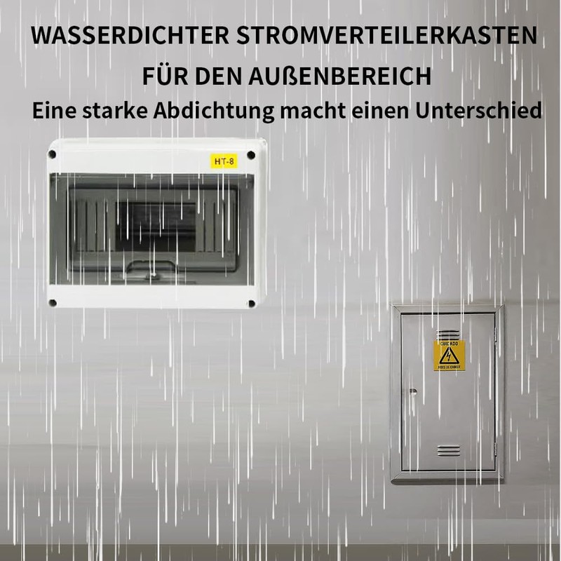 Surface-Mounted Fuse Box, IP65 Waterproof Fuse Box, Surface-Mounted, Fuse Box,