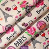 Juego De Sábanas Matrimonial Estampado Emily de Microfibra Suave Blancos
