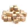 Wooden World 5 x Wooden Dice with Simple Dice Dice