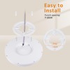 Oraymin LED Ceiling Light Flat Round Ceiling Light 24 W