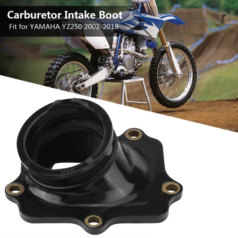 Motorcycle Carb Carburetor Intake Manifold Adapter Boot for YAMAHA YZ250
