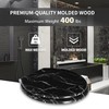 Angel Shield Marble Toilet Seat Durable Molded Wood with Quiet