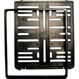 Number Plate Holder Black 180 x 200 CM (suitable for new Motorradkennzeichen)