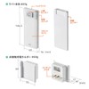 Sanwa Direct 800-LED018 Motion Sensor Light, Indoor, Outlet, Automatic Light