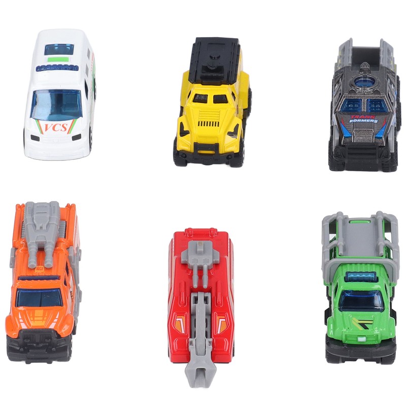 6pcs 1:64 Alloy Diecast Vehicle Model Simulated Exquisite Car Model
