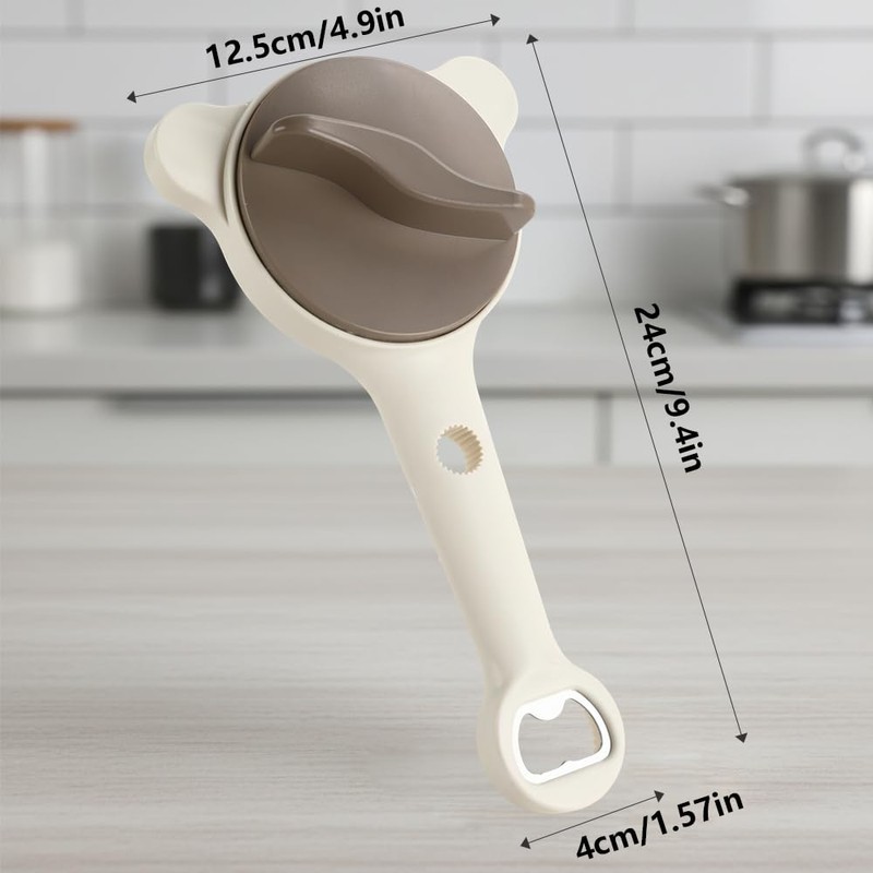 4-In-1 Jar Opener Adjustable Jars Opener for Seniors Women Men