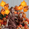Thanksgiving Foil Balloons Set Pumpkin Balloons Fall Leaf Balloons for