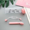 Lens clipper Lens clipping tool Suction stick soft Lens clip (pink) 3ea