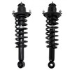 TRQ Rear Complete Loaded Strut Shock & Spring Assembly Pair
